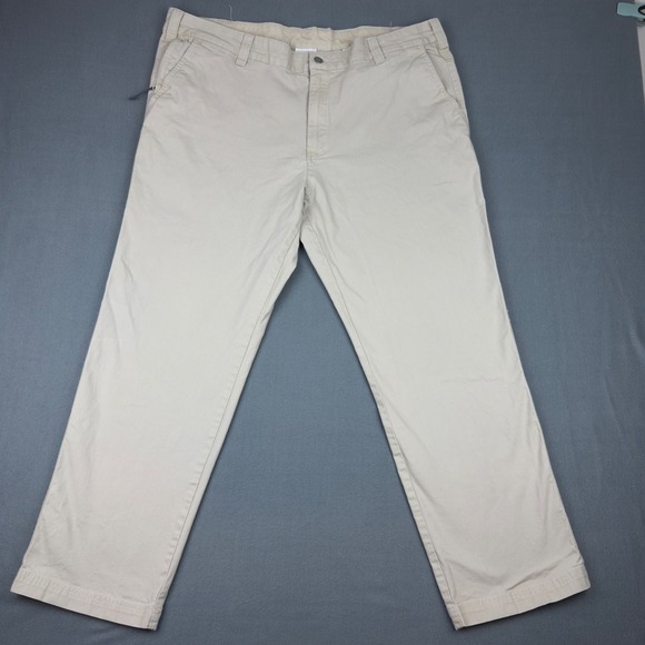 Columbia Other - Columbia Mens 42x30 Regular Fit Chino Utility Pants Tan Khaki AM0183 Stretch